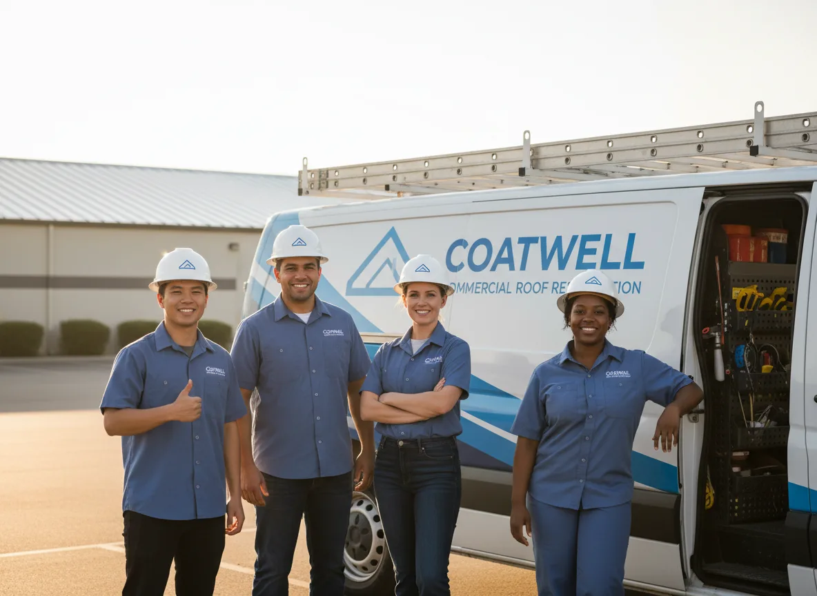 Commercial roof coating company in Muldrow, OK
